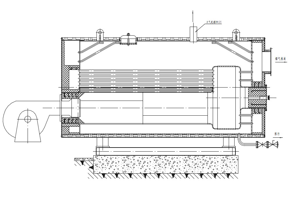 cwns-卧式燃油燃气热水锅炉_恒安锅炉